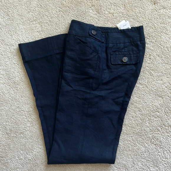 J. Crew Pants - J. Crew | Linen Navy Pants Trousers | 0